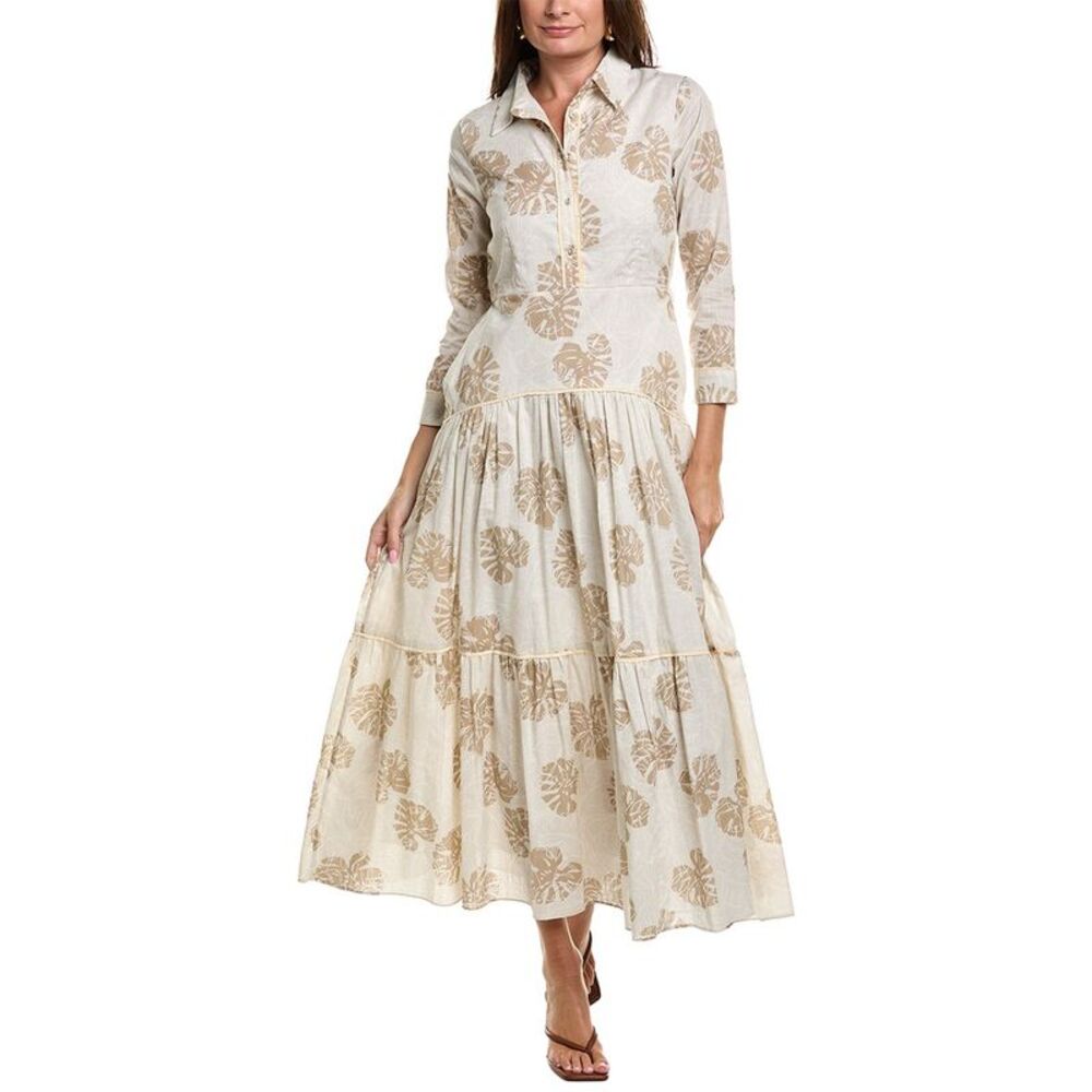 Garrie B Womens  Maxi Dress, Beige